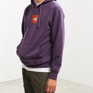 The North Face purple men’s hoodie